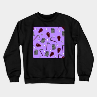 Kawaii Death Goth Pattern Crewneck Sweatshirt